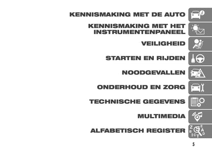 2018 Fiat Ducato Camper Owner's Manual | Dutch
