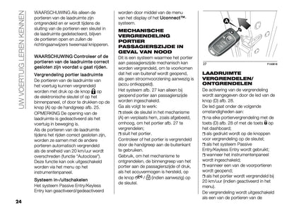 2024-2025 Fiat Ducato Owner's Manual | Dutch
