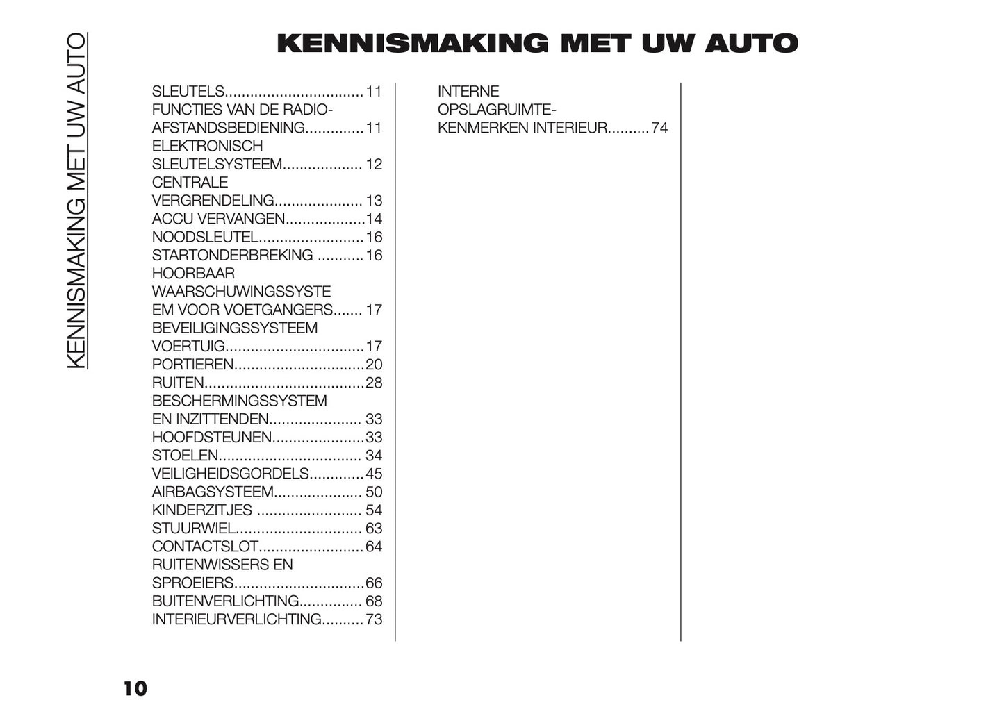 2025-2026 Fiat Ducato Owner's Manual | Dutch