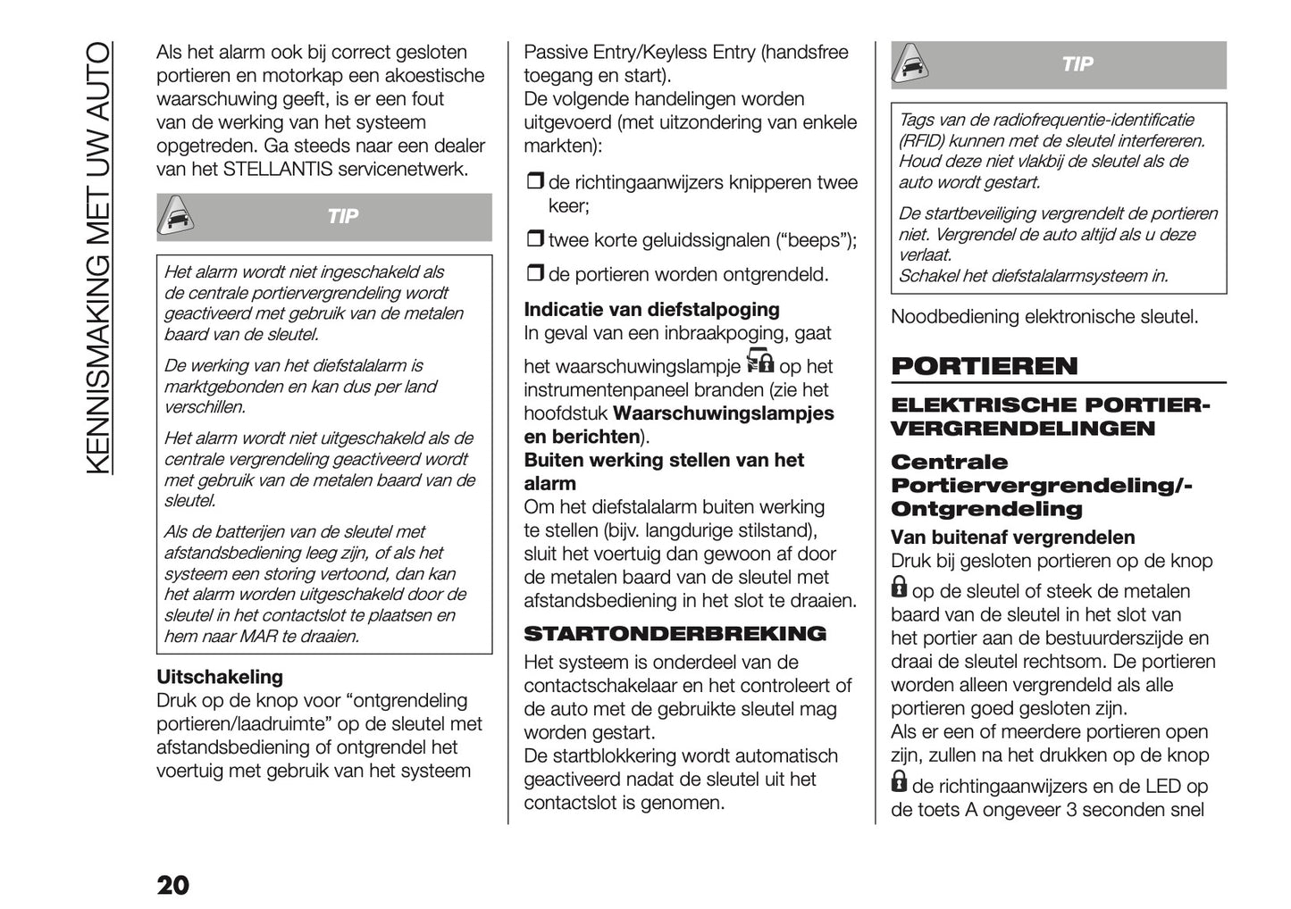 2025-2026 Fiat Ducato Owner's Manual | Dutch