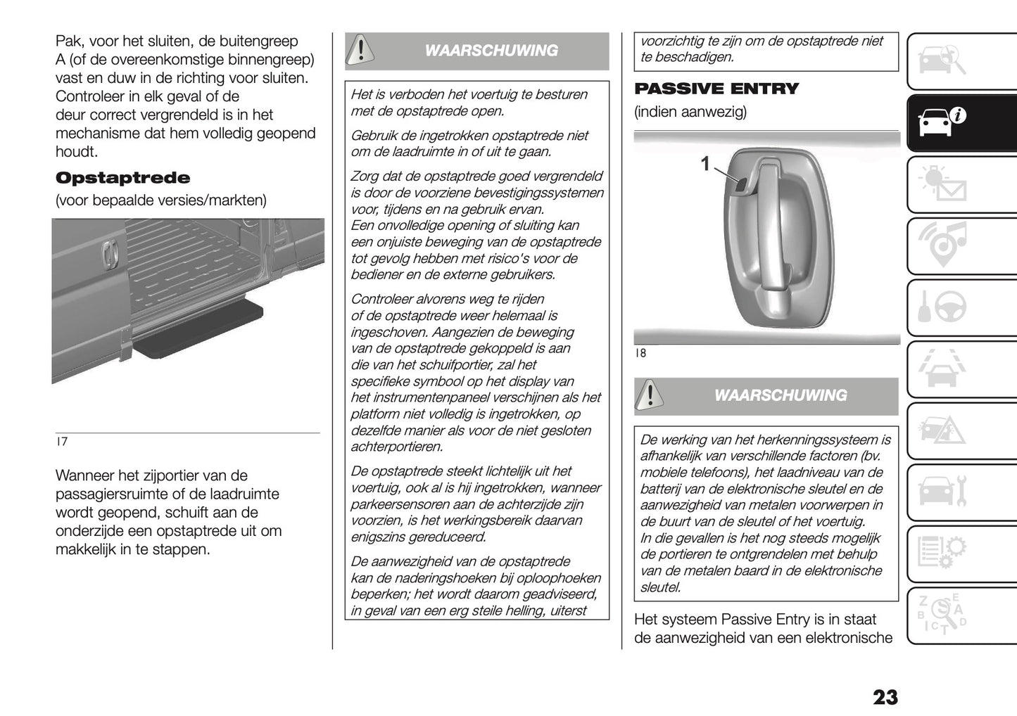 2025-2026 Fiat Ducato Owner's Manual | Dutch