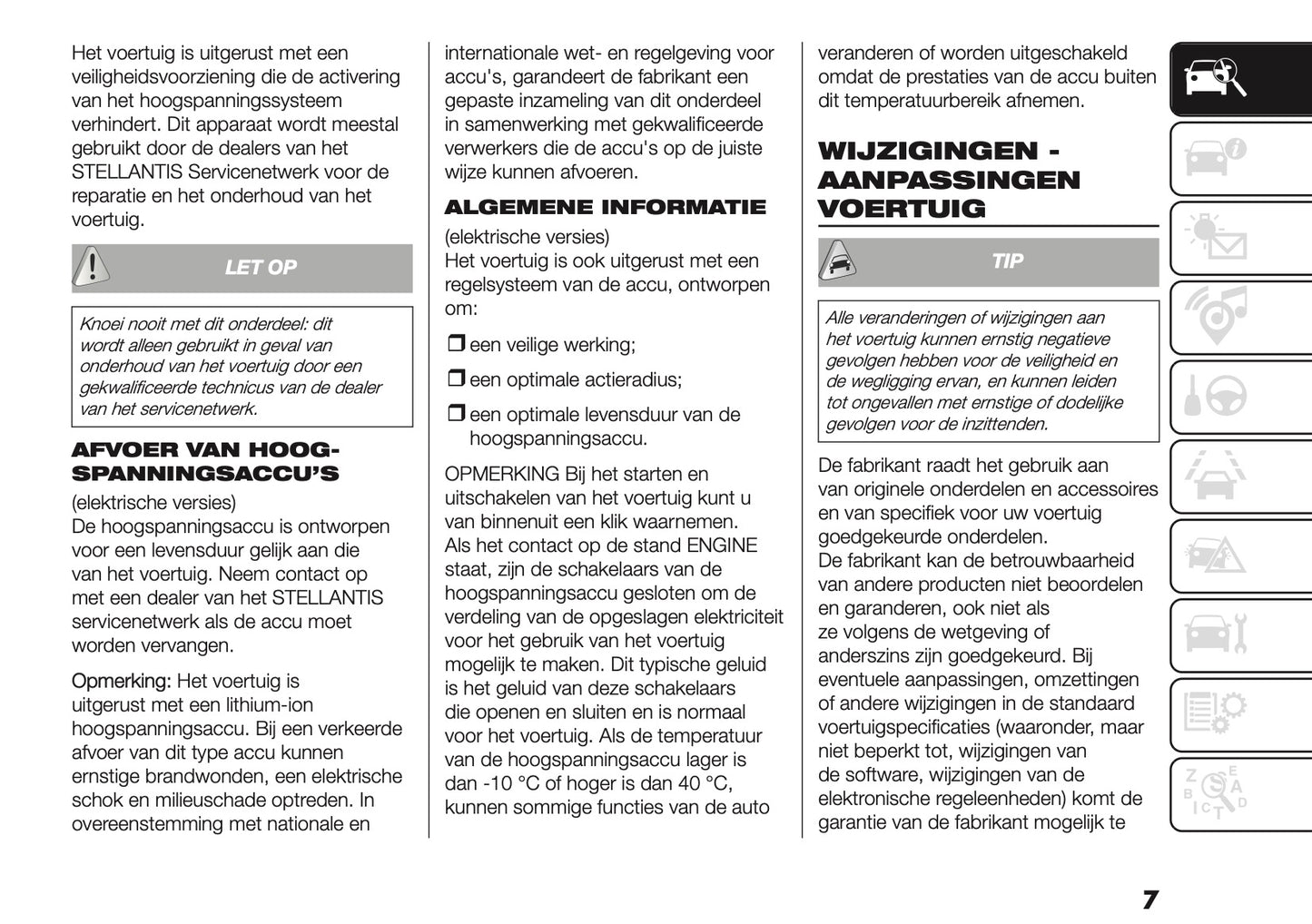 2025-2026 Fiat Ducato Owner's Manual | Dutch