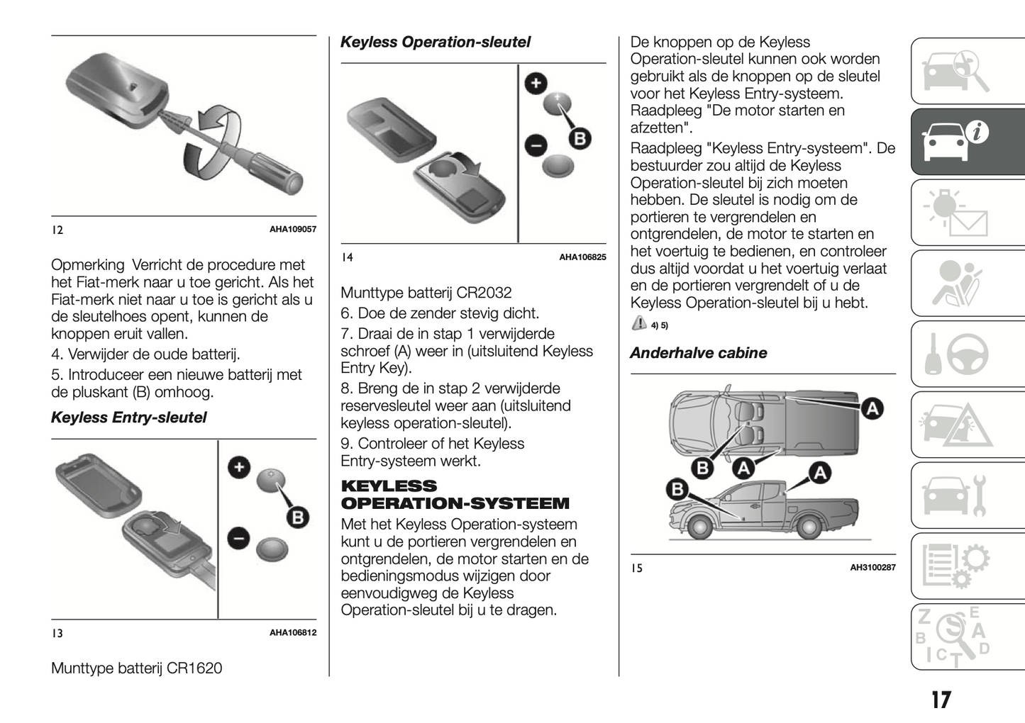 2018-2024 Fiat Fullback Owner's Manual | Dutch