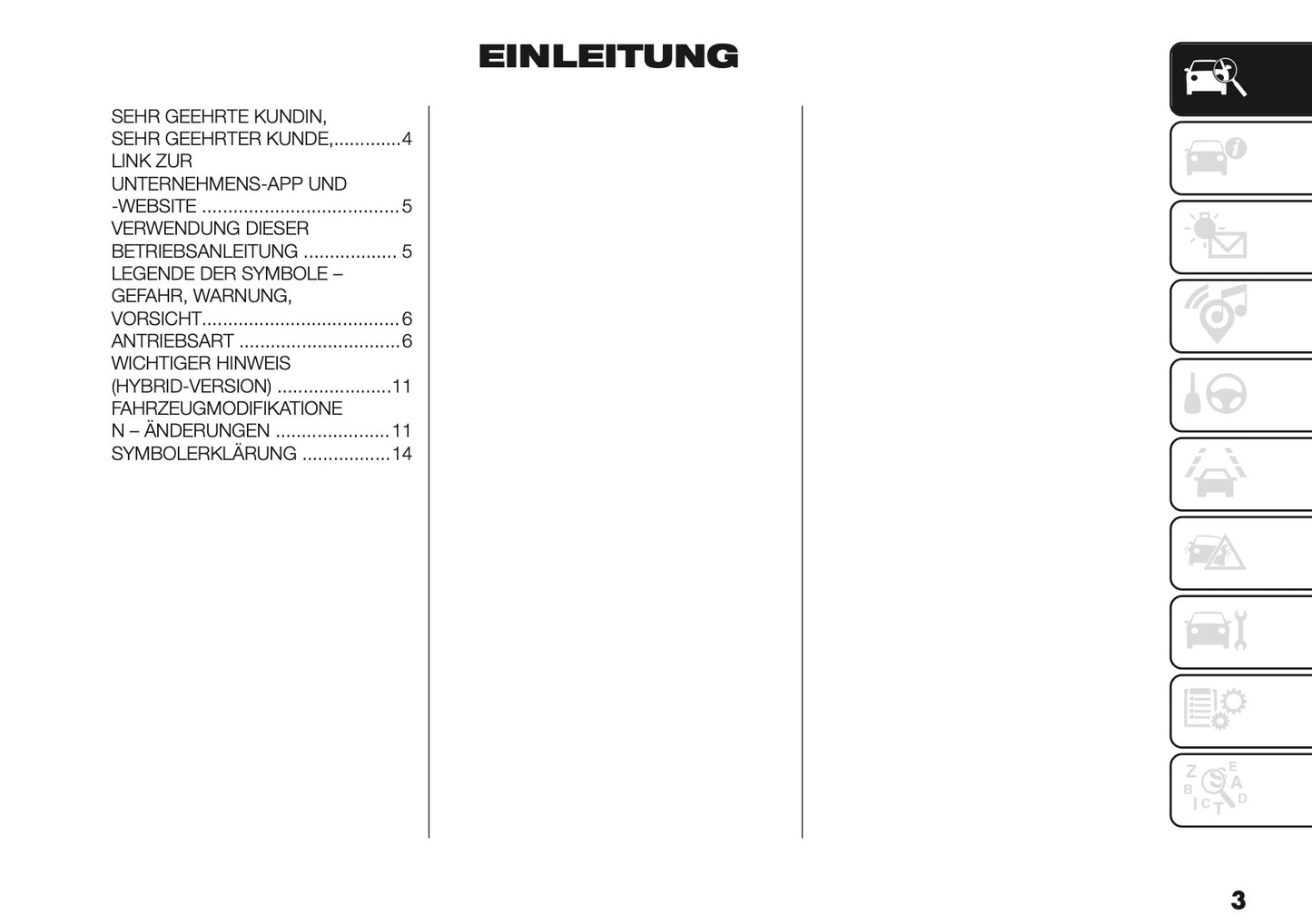 2025-2026 Fiat Grande Panda Owner's Manual | German