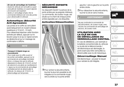 2025-2026 Fiat Grande Panda Manuel du propriétaire | Français