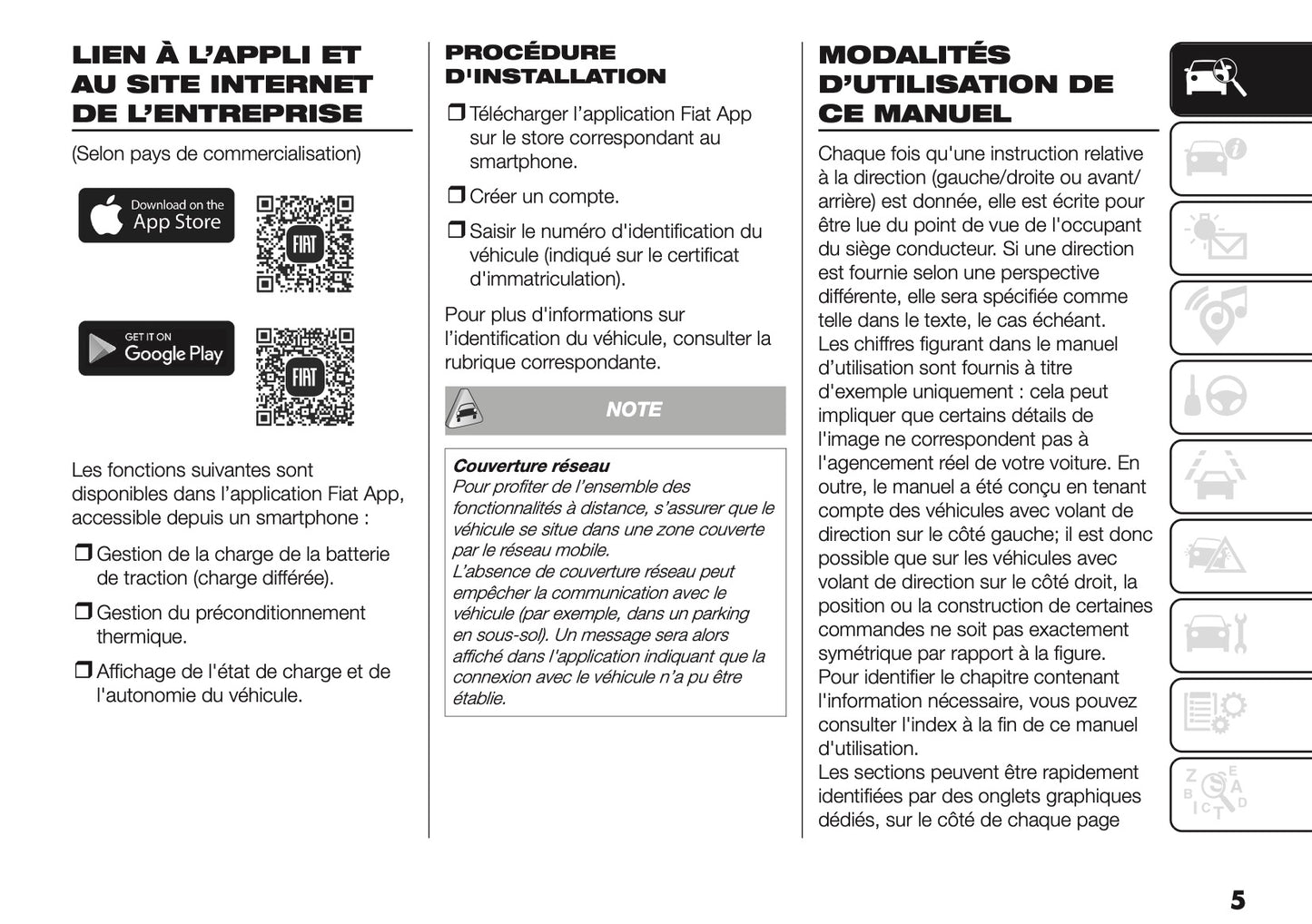 2025-2026 Fiat Grande Panda Manuel du propriétaire | Français