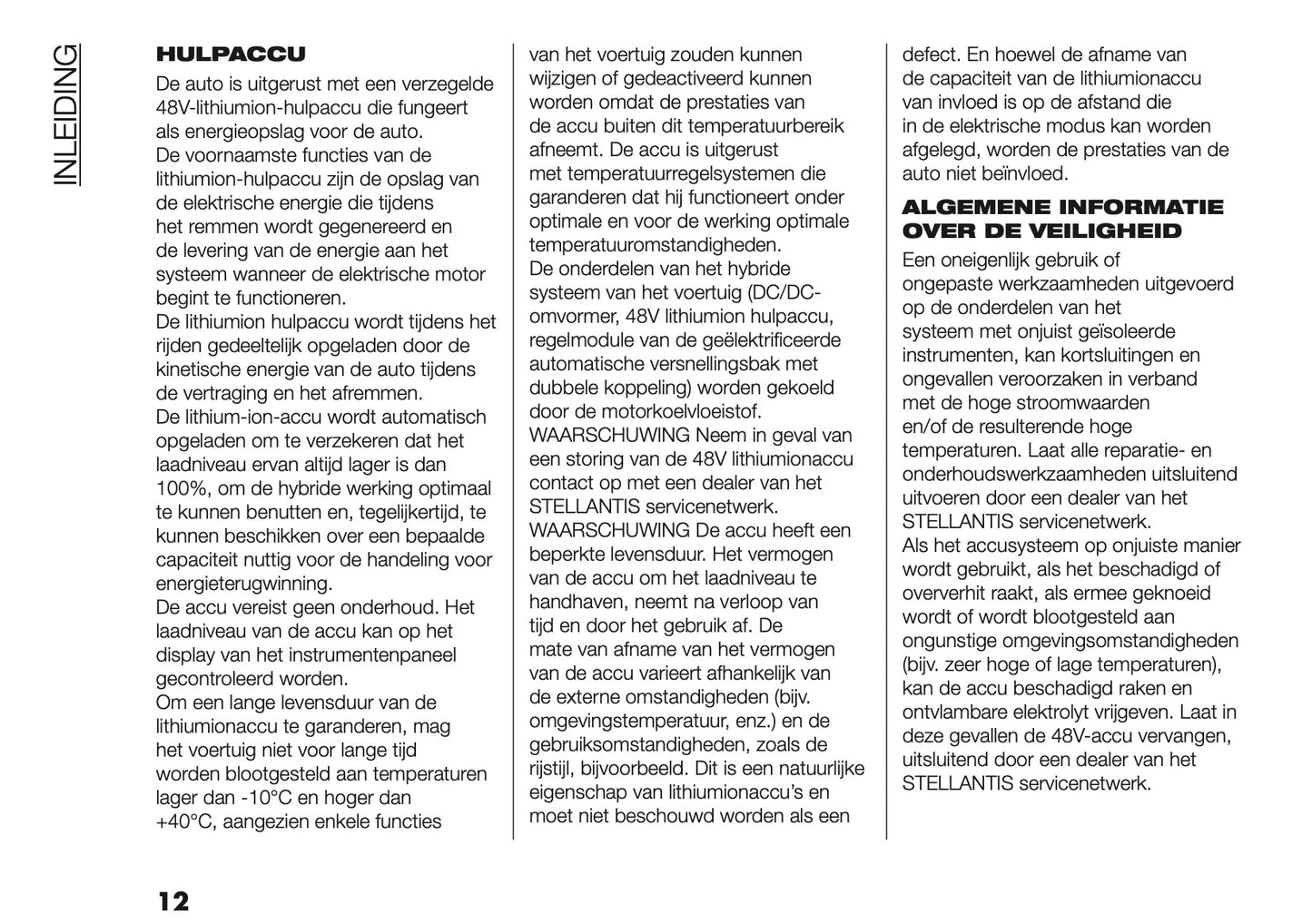 2026 Fiat Grande Panda Owner's Manual | Dutch