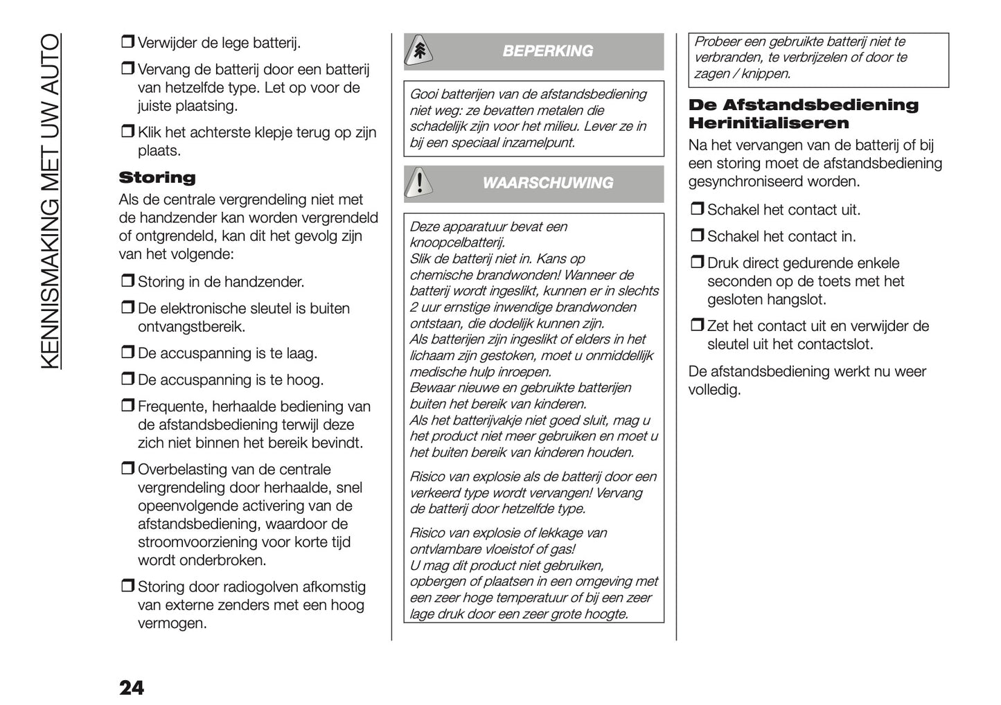 2026 Fiat Grande Panda Owner's Manual | Dutch