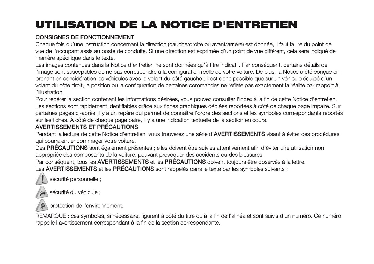 2024-2025 Fiat Panda/Panda Cross Owner's Manual | French