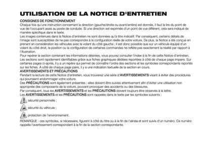 2025-2026 Fiat Panda/Pandina Owner's Manual | French