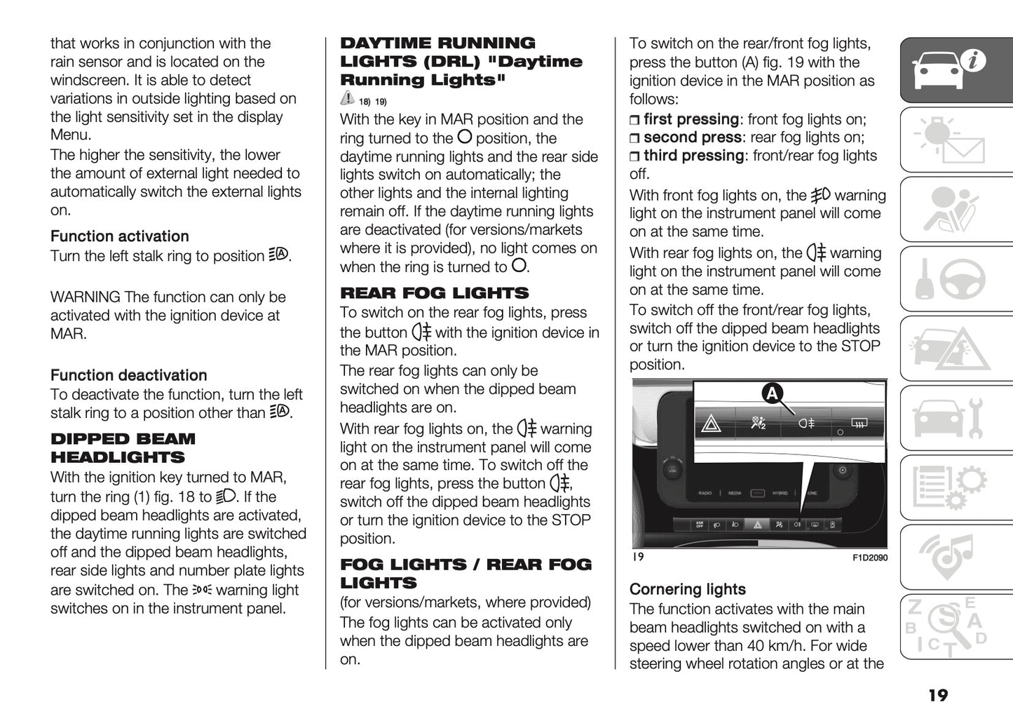 2024-2025 Fiat Panda/Panda Cross Owner's Manual | English