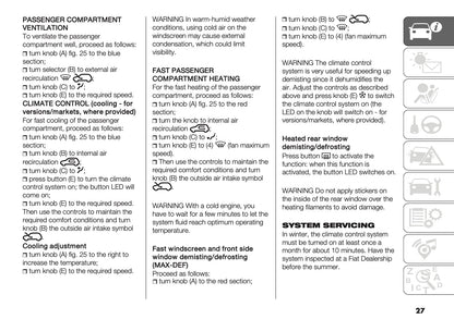 2024-2025 Fiat Panda/Panda Cross Owner's Manual | English