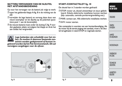 2009-2010 Fiat Panda Gebruikershandleiding | Nederlands