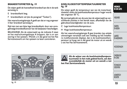 2009-2010 Fiat Panda Owner's Manual | Dutch