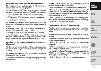 2009-2010 Fiat Panda Gebruikershandleiding | Nederlands