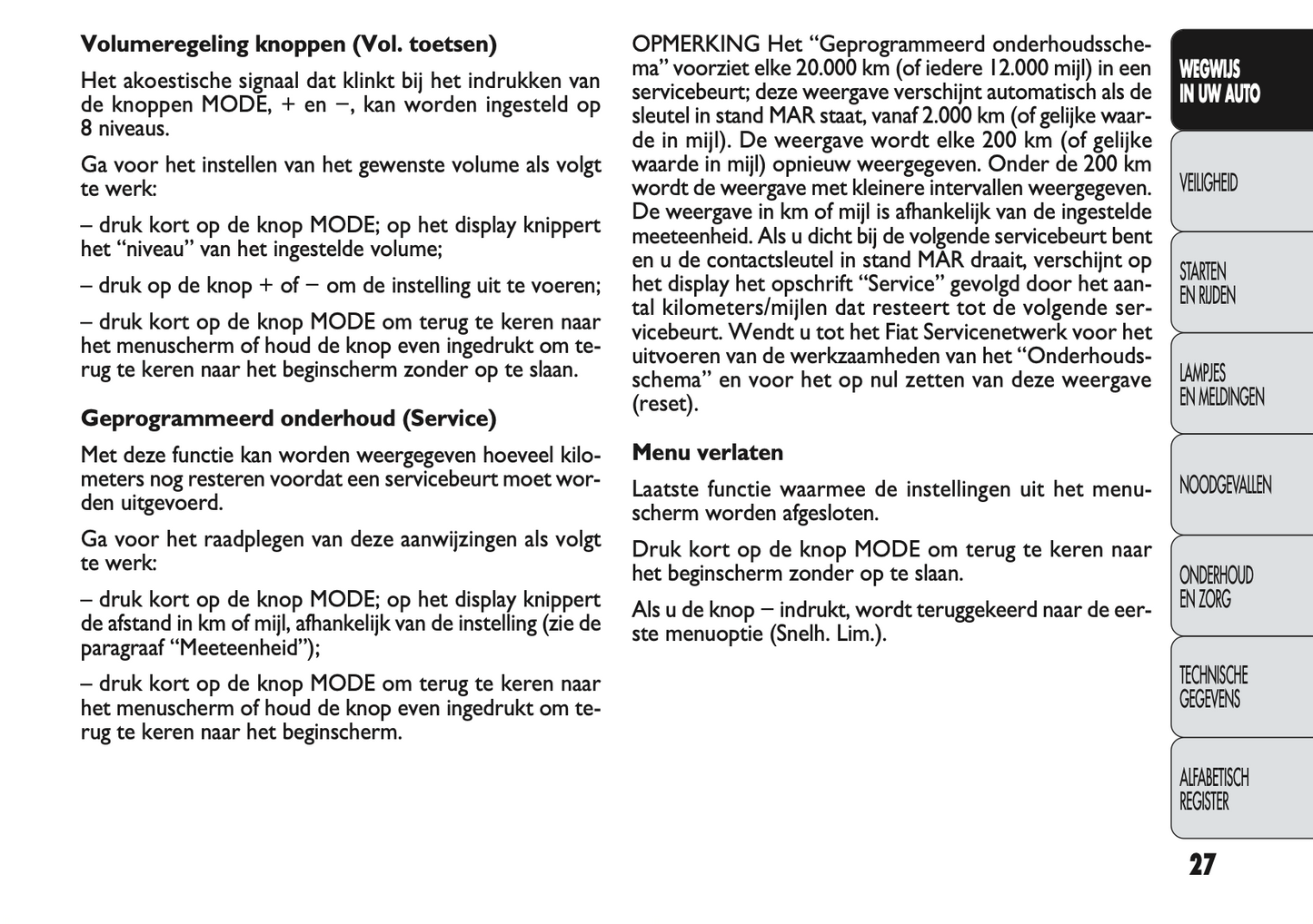 2009-2010 Fiat Panda Gebruikershandleiding | Nederlands