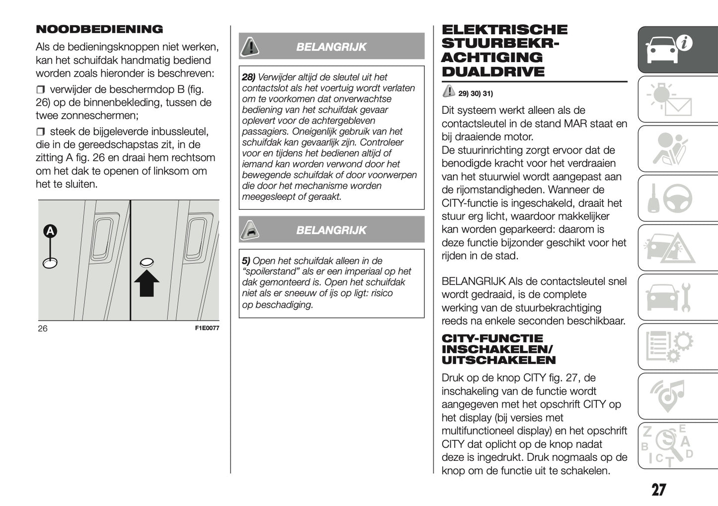 2017 Fiat Punto Easy Gebruikershandleiding | Nederlands