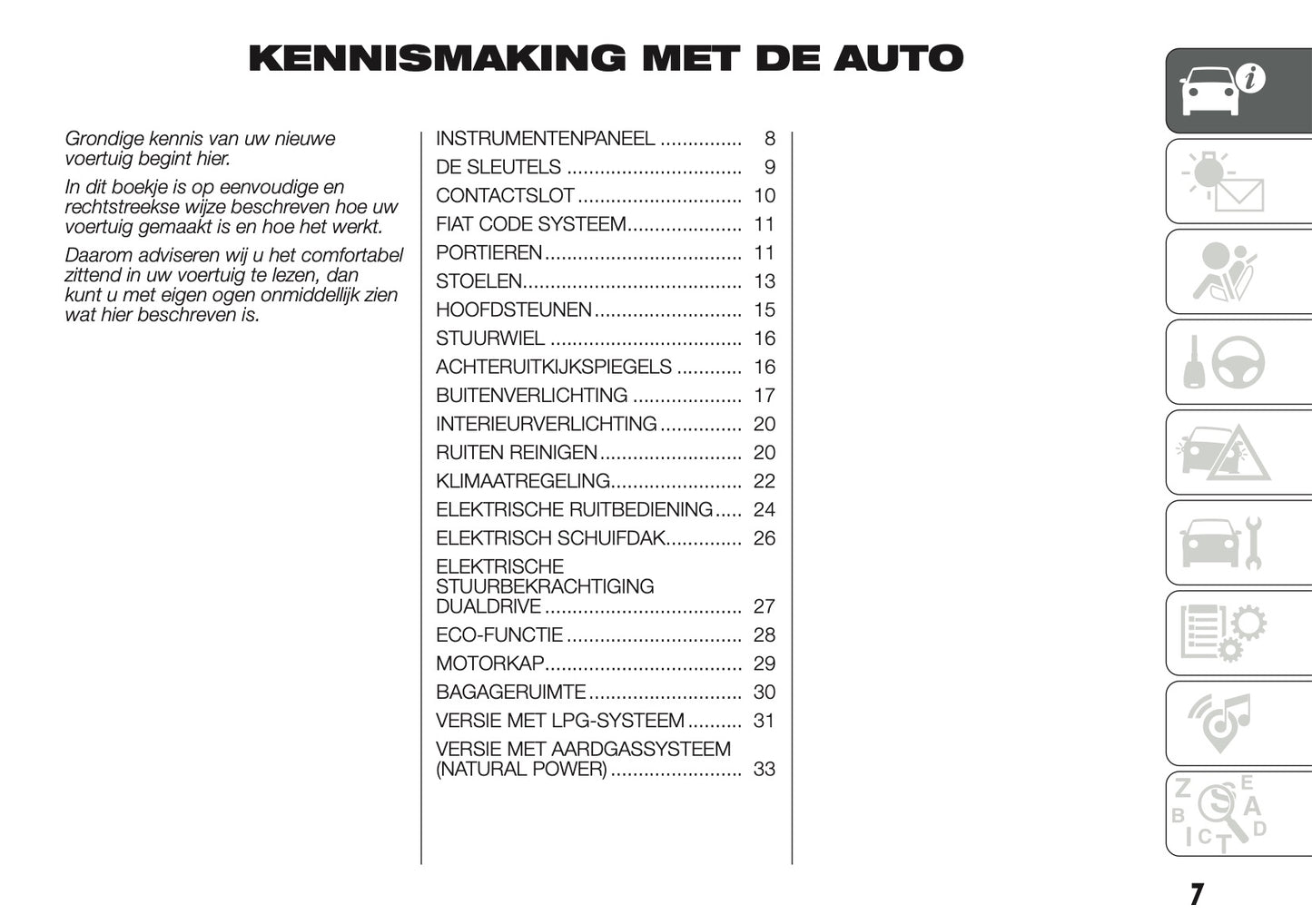 2017 Fiat Punto Easy Gebruikershandleiding | Nederlands