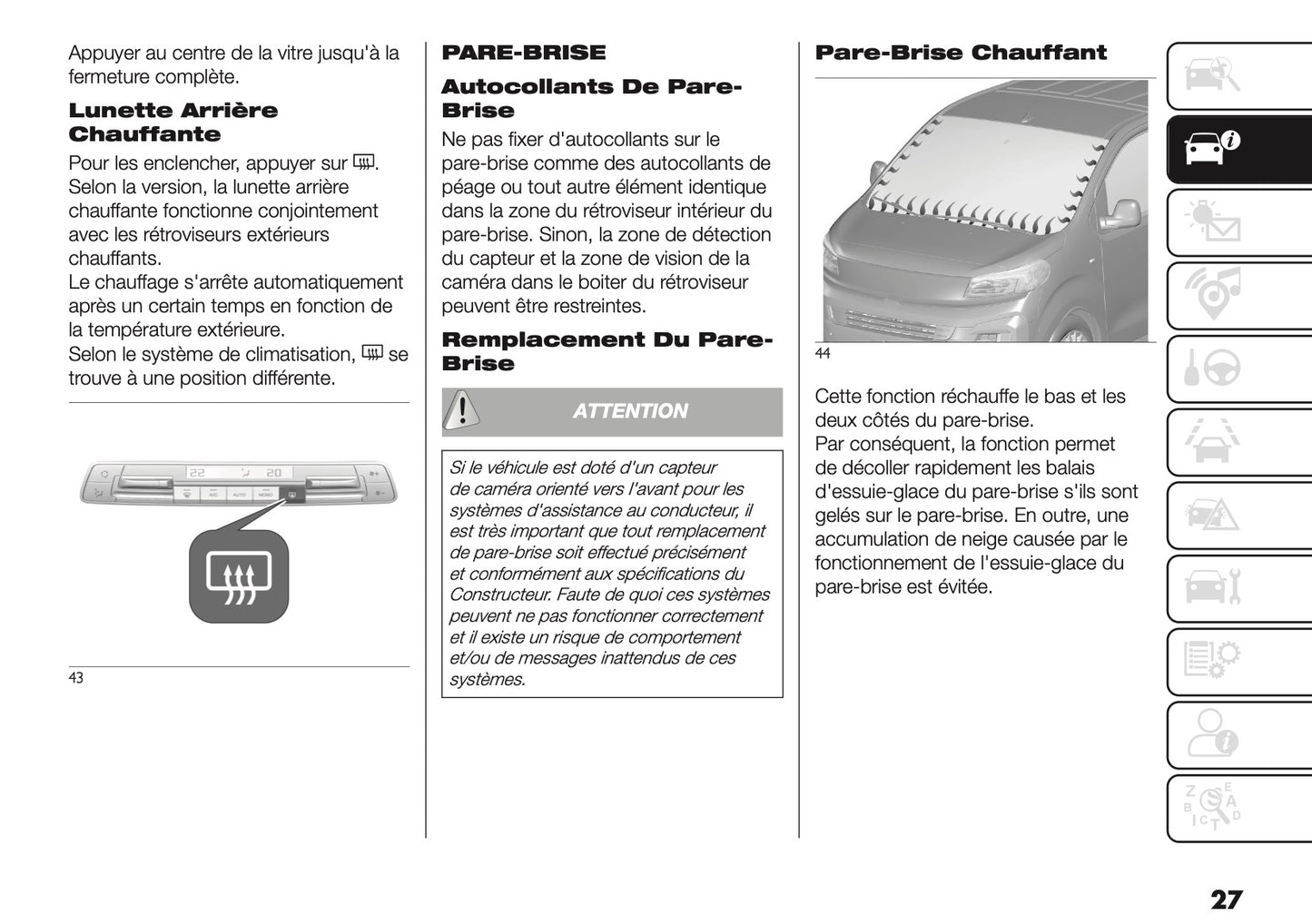 2025 Fiat Scudo/Ulysse Owner's Manual | French