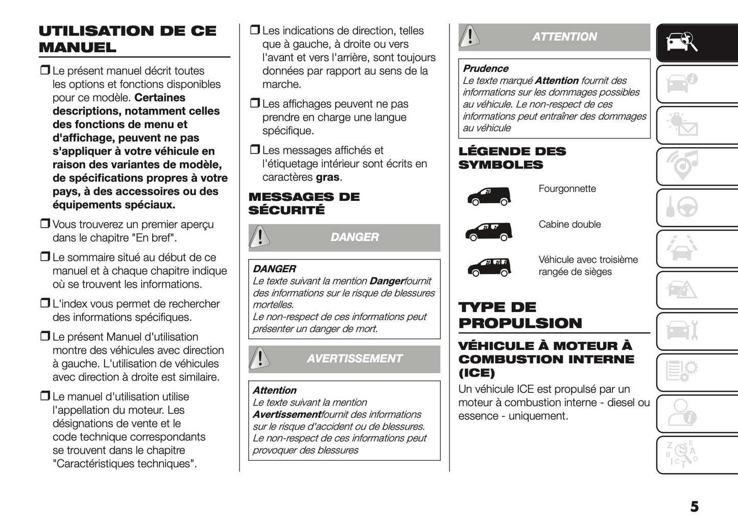 2025 Fiat Scudo/Ulysse Owner's Manual | French