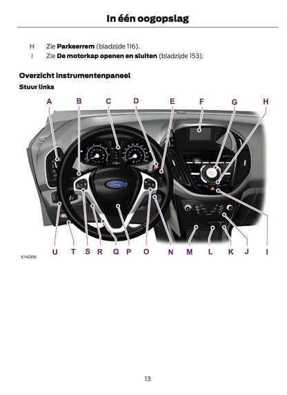 2014-2015 Ford B-Max Gebruikershandleiding | Nederlands