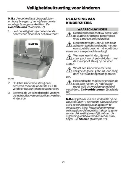 2014-2015 Ford B-Max Gebruikershandleiding | Nederlands