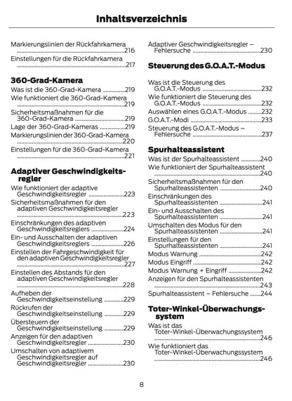 2024-2025 Ford Bronco Bedienungsanleitung | Deutsch