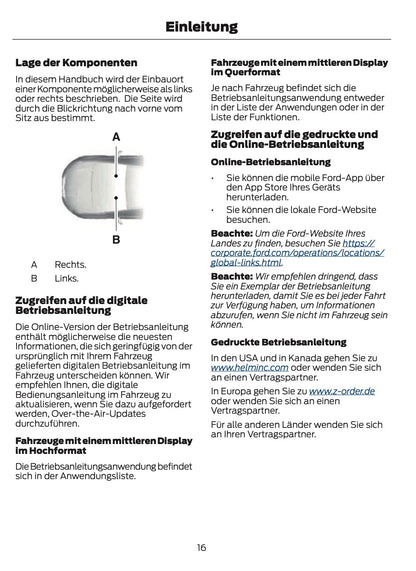 2024-2025 Ford Bronco Bedienungsanleitung | Deutsch