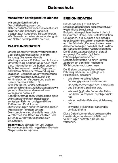 2024-2025 Ford Bronco Bedienungsanleitung | Deutsch
