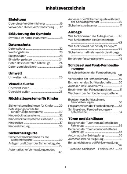 2024-2025 Ford Bronco Bedienungsanleitung | Deutsch