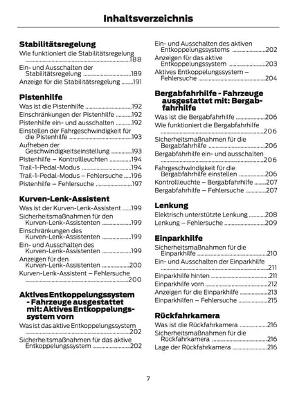 2024-2025 Ford Bronco Bedienungsanleitung | Deutsch