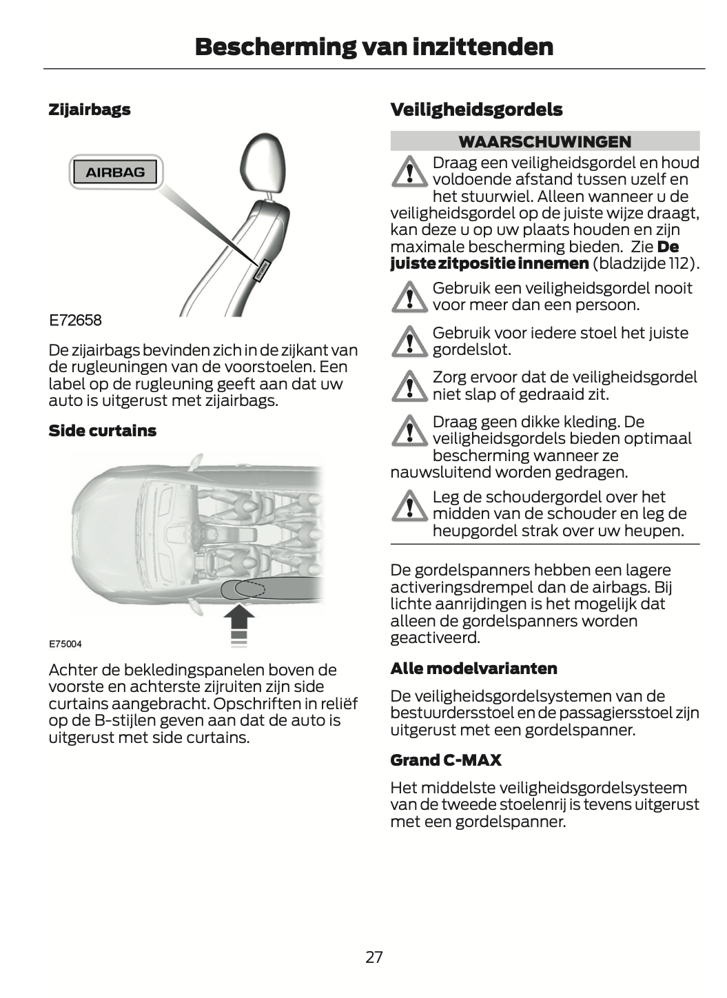 2012-2014 Ford C-Max Gebruikershandleiding | Nederlands