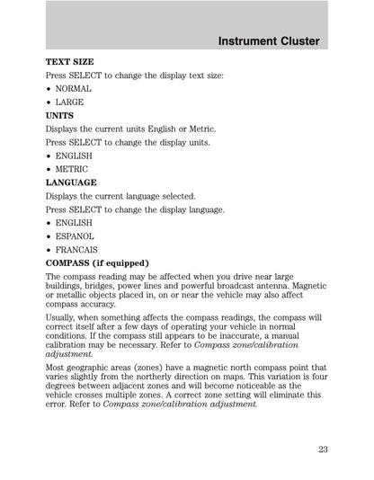 2010 Ford Crown Victoria/Mercury Grand Marquis Owner's Manual | English US