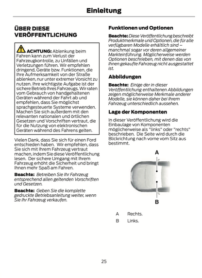 2023-2024 Ford Focus Owner's Manual | German