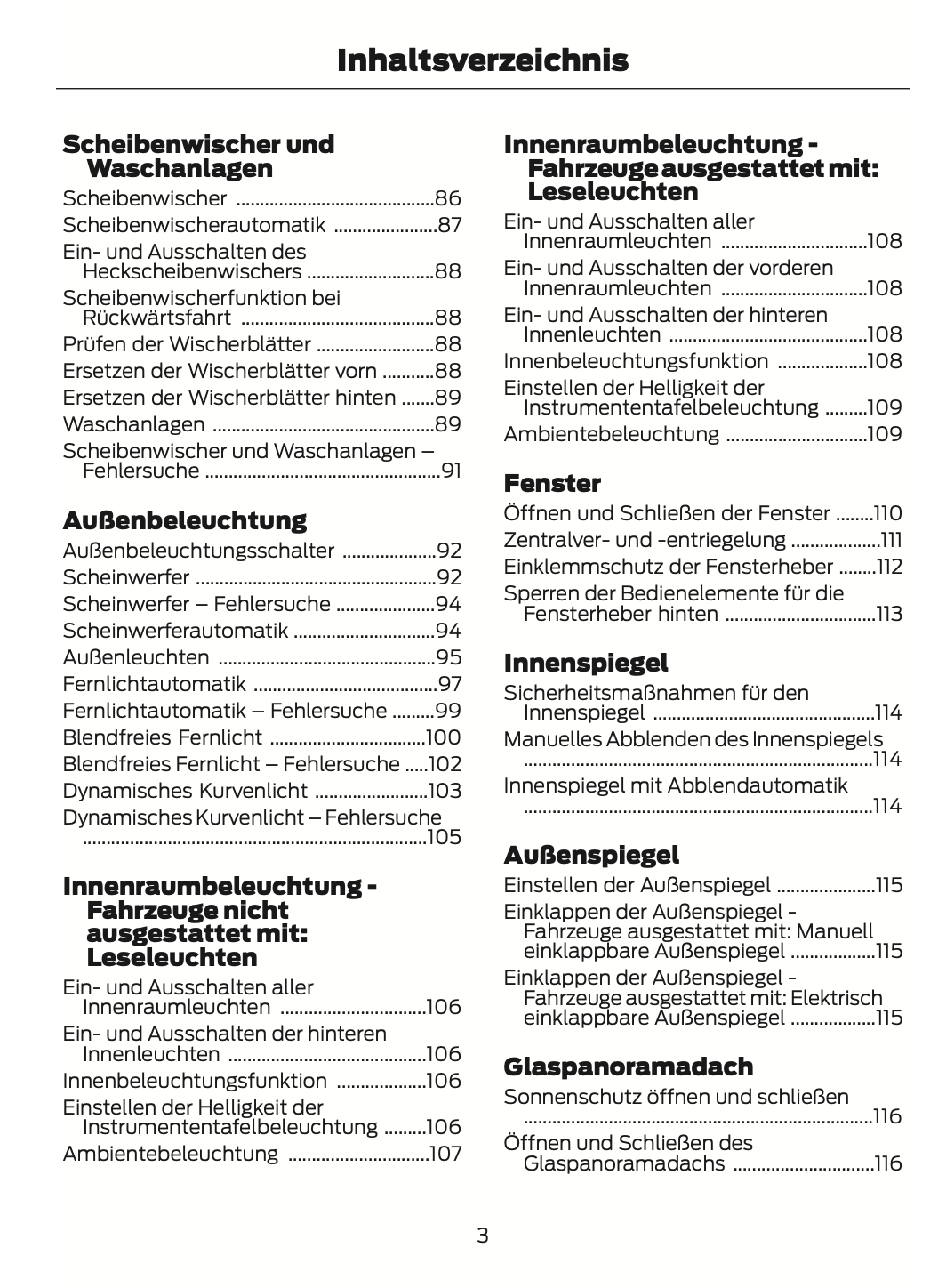 2024 Ford Focus Bedienungsanleitung | Deutsch