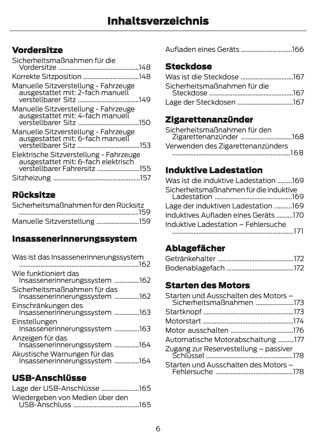 2024 Ford Focus Bedienungsanleitung | Deutsch