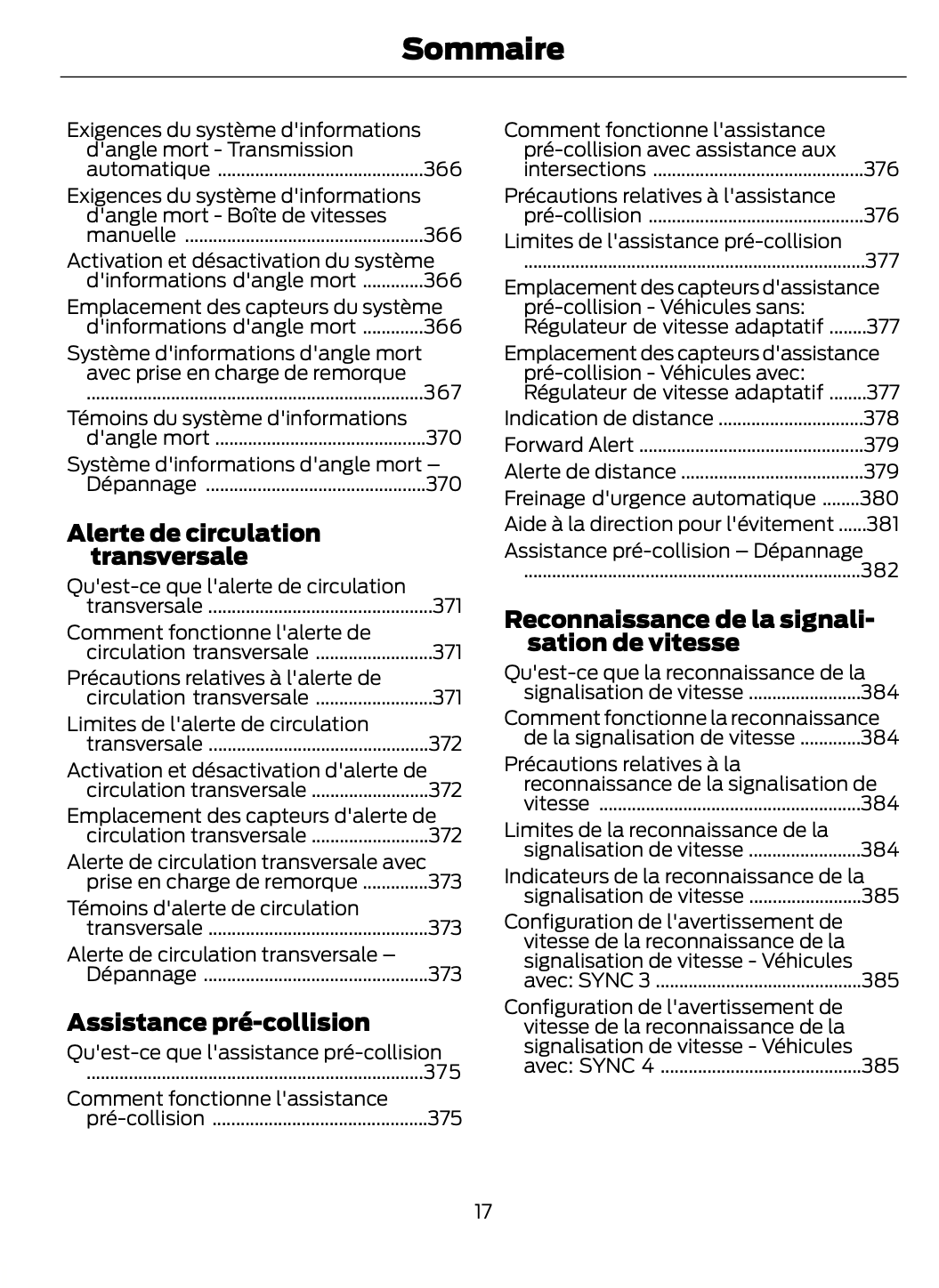 2023-2024 Ford Focus Bedienungsanleitung | Französisch