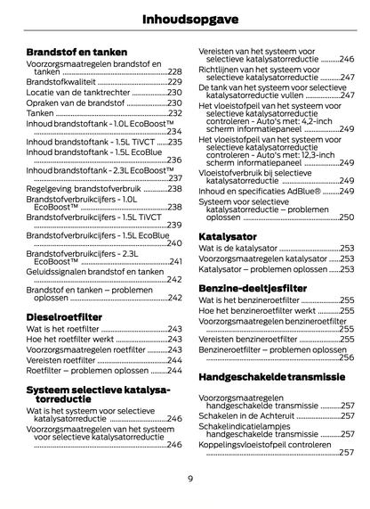 2023-2024 Ford Focus Gebruikershandleiding | Nederlands