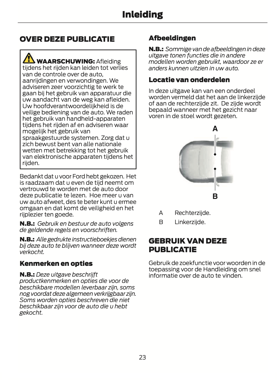 2023-2024 Ford Focus Gebruikershandleiding | Nederlands