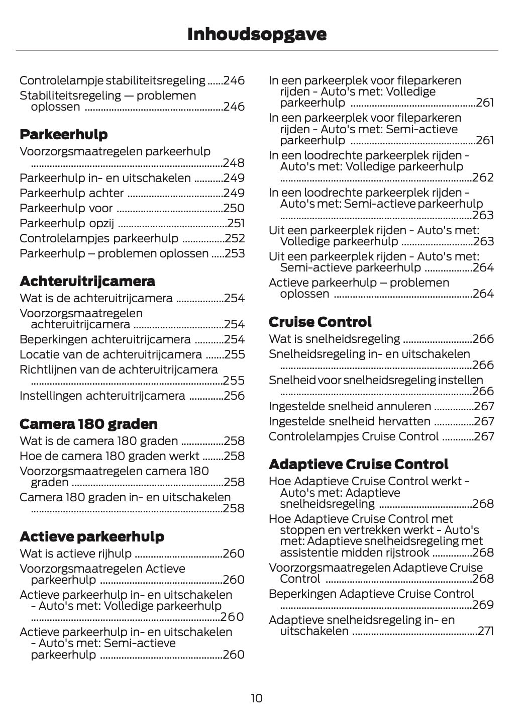 2024-2025 Ford Focus Owner's Manual | Dutch