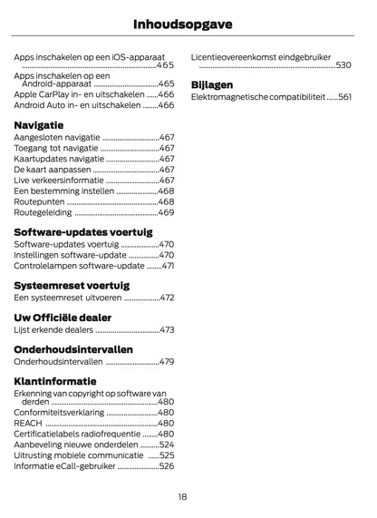 2024-2025 Ford Focus Owner's Manual | Dutch