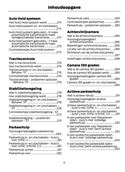 2021-2022 Ford Focus Owner's Manual | Dutch