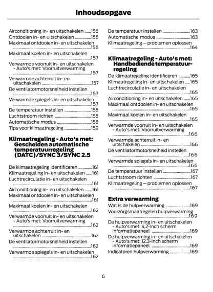 2021-2022 Ford Focus Owner's Manual | Dutch