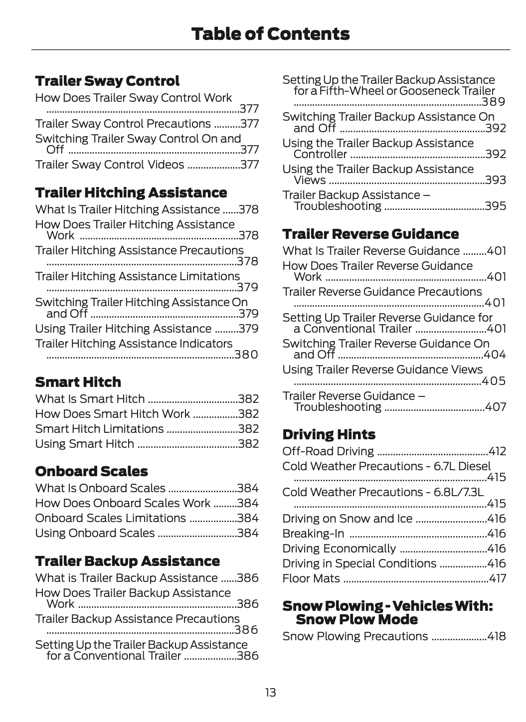 2023 Ford F-Series Super Duty Owner's Manual | English