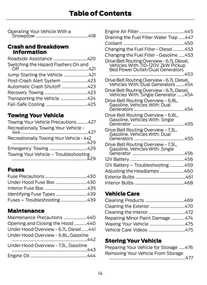 2023 Ford F-Series Super Duty Owner's Manual | English