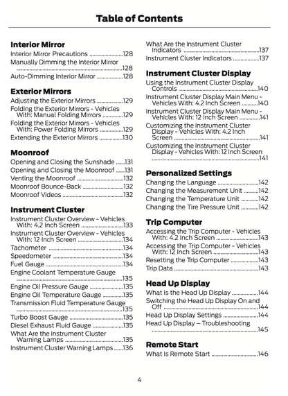 2024 Ford F-Series Super Duty Owner's Manual | English