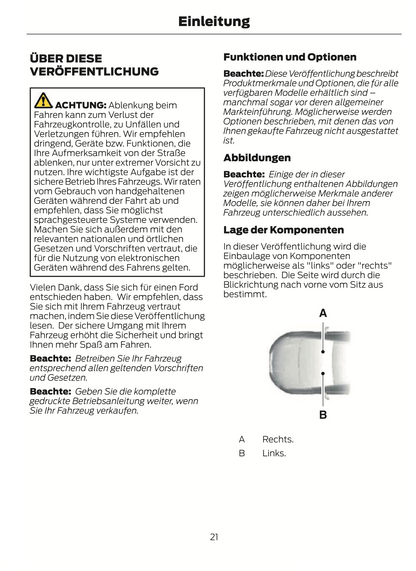 2022-2024 Ford Kuga Manuel du propriétaire | Allemand