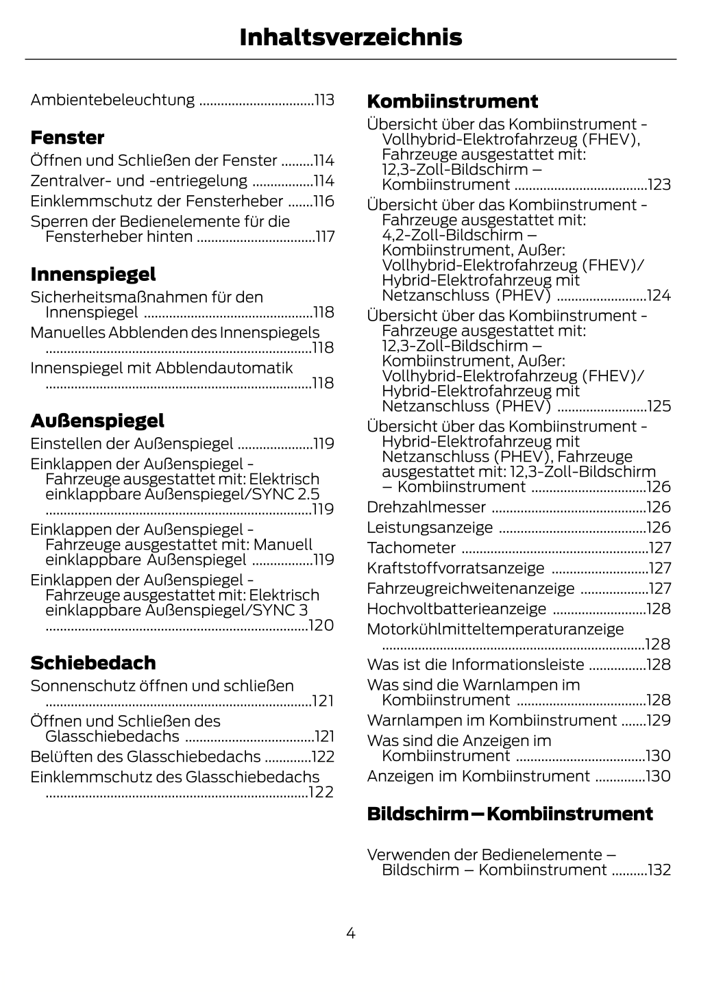 2022-2024 Ford Kuga Manuel du propriétaire | Allemand