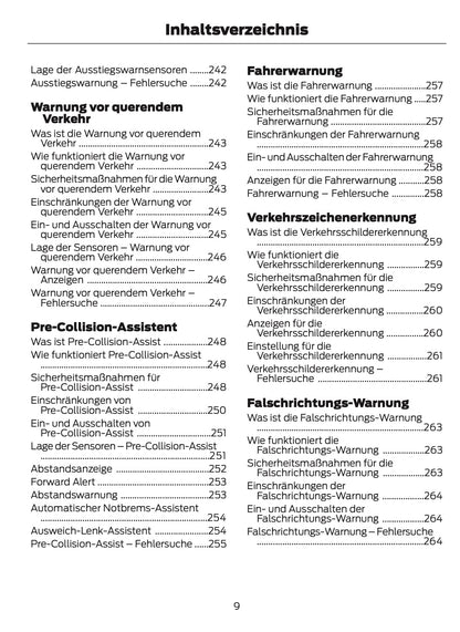 2024-2025 Ford Mustang Bedienungsanleitung | Deutsch