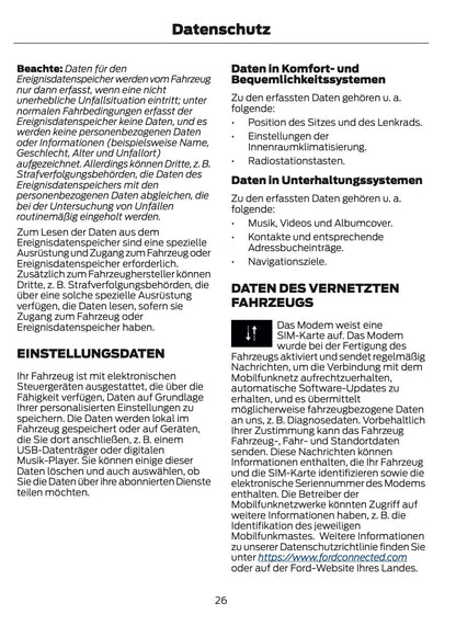 2024-2025 Ford Mustang Bedienungsanleitung | Deutsch